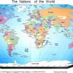 An image of the world map