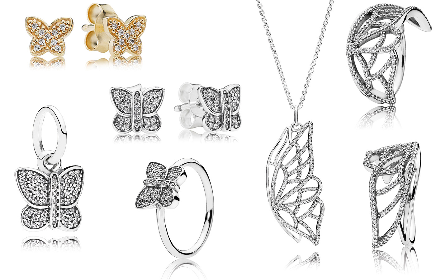Pandora Butterfly Jewellery Collection