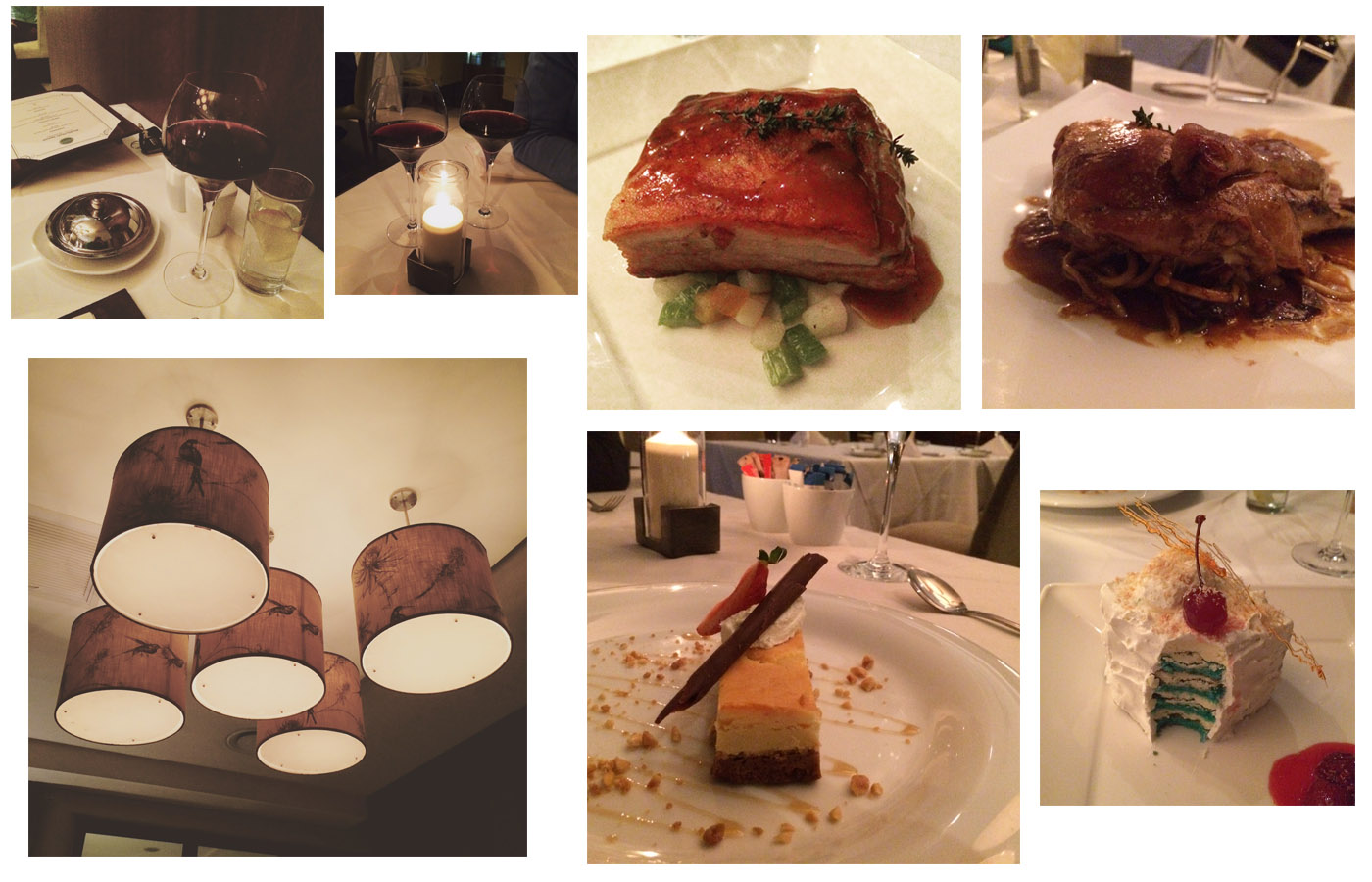 Selection of photos from dinner at Balata Restaurant (taken with my iPhone)