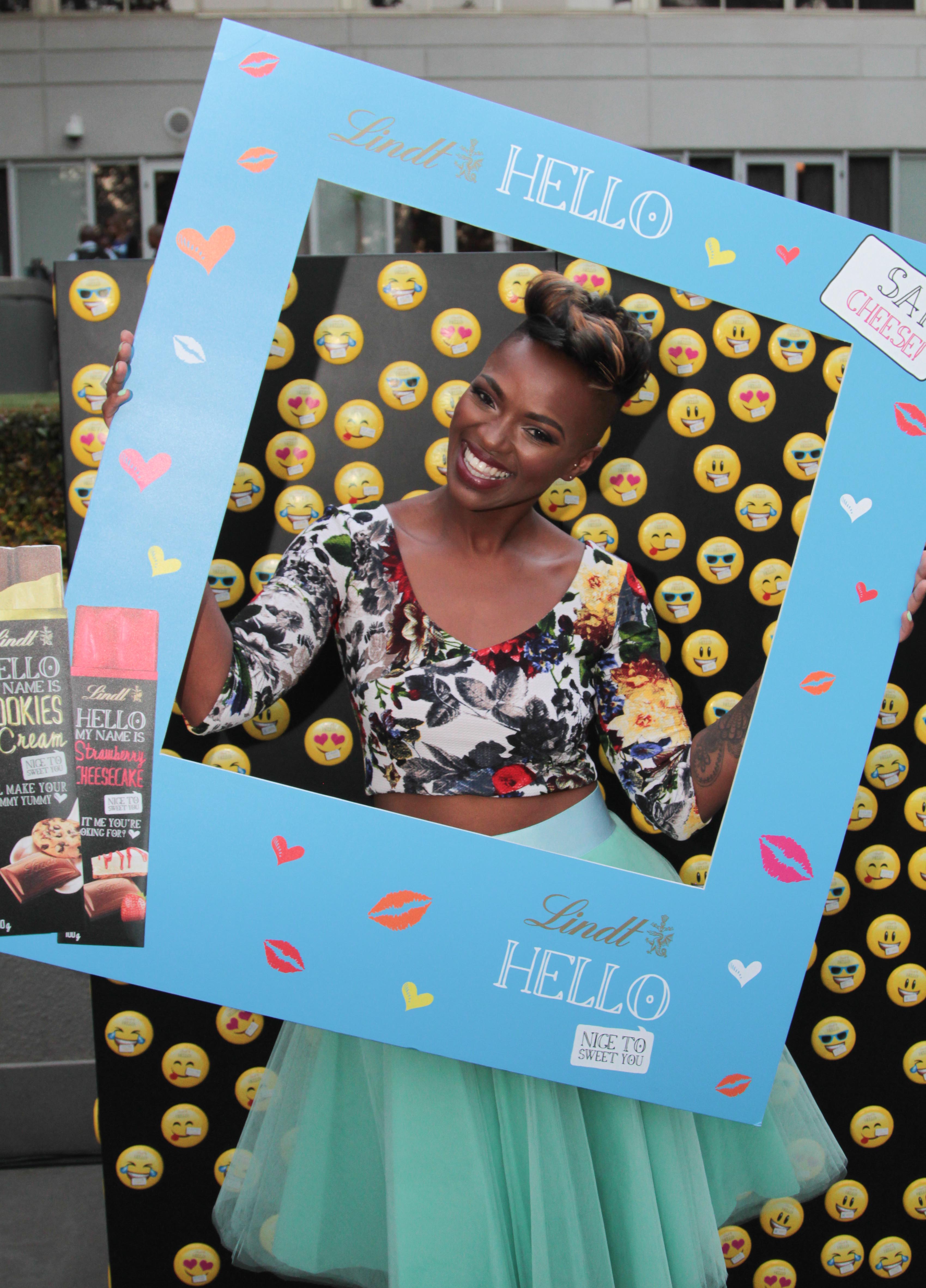 Dj Fix from 5fm at the LINDT HELLO launch (image courtesy of LINDT)